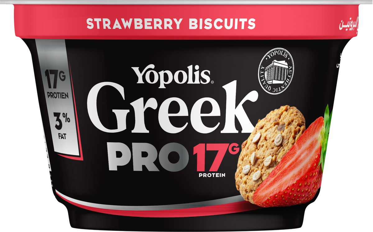 Yopolis Pro Strawberry Biscuits